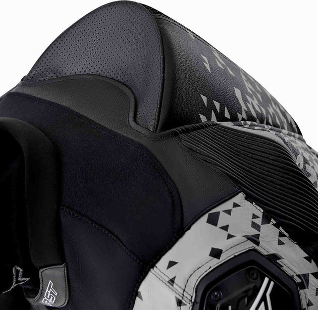 RST Pro Series D3O Airbag Leather Suit - Black/Silver - Extra
