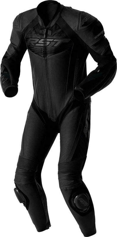RST Tractech Evo D3O Leather Suit - Black - Extra