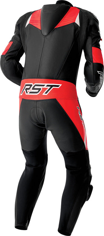 RST Tractech Evo D3O Leather Suit - Black/Red - Extra