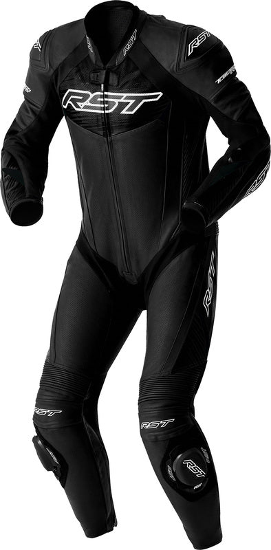 RST Tractech Evo D3O Leather Suit - Black/White - Main