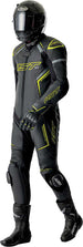 RST S1 D3O Leather Suit - Black/Flo Yellow - Extra