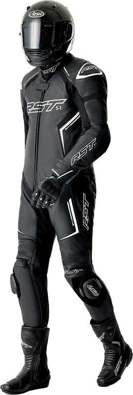 RST S1 D3O Leather Suit - Black/White - Extra