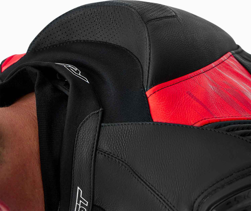 RST Tractech Evo D3O Leather Jacket - Black/Red - Extra