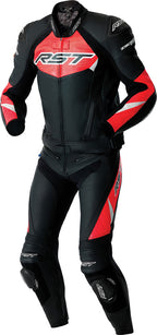 RST Tractech Evo D3O Leather Jacket - Black/Red - Extra
