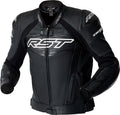 RST Tractech Evo D3O Leather Jacket - Black/White - Main