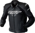 RST Tractech Evo D3O Leather Jacket - Black/White - Main