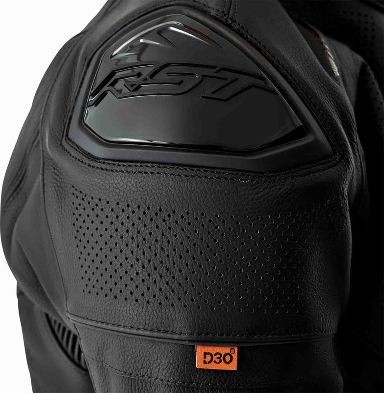 RST S1 D3O Leather Jacket - Black - Extra