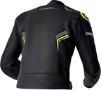 RST S1 D3O Leather Jacket - Black/Neon Yellow - Extra