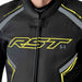 RST S1 D3O Leather Jacket - Black/Neon Yellow - Extra