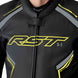 RST S1 D3O Leather Jacket - Black/Neon Yellow - Extra