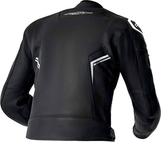 RST S1 D3O Leather Jacket - Black/White - Extra