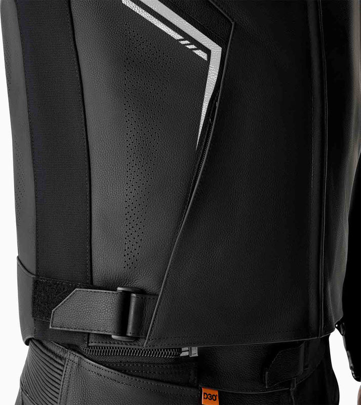 RST S1 D3O Leather Jacket - Black/White - Extra