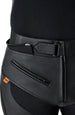 RST Tractech Evo D30 Leather Pants - Black/Flo Red - Extra