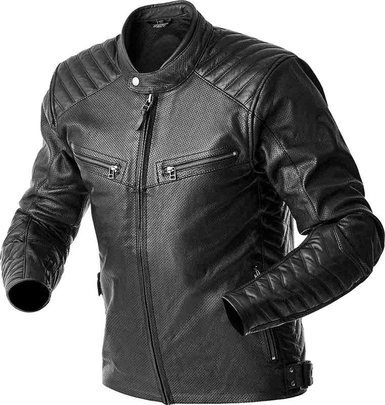RST Roadster Air D3O Leather Jacket - Black - Main