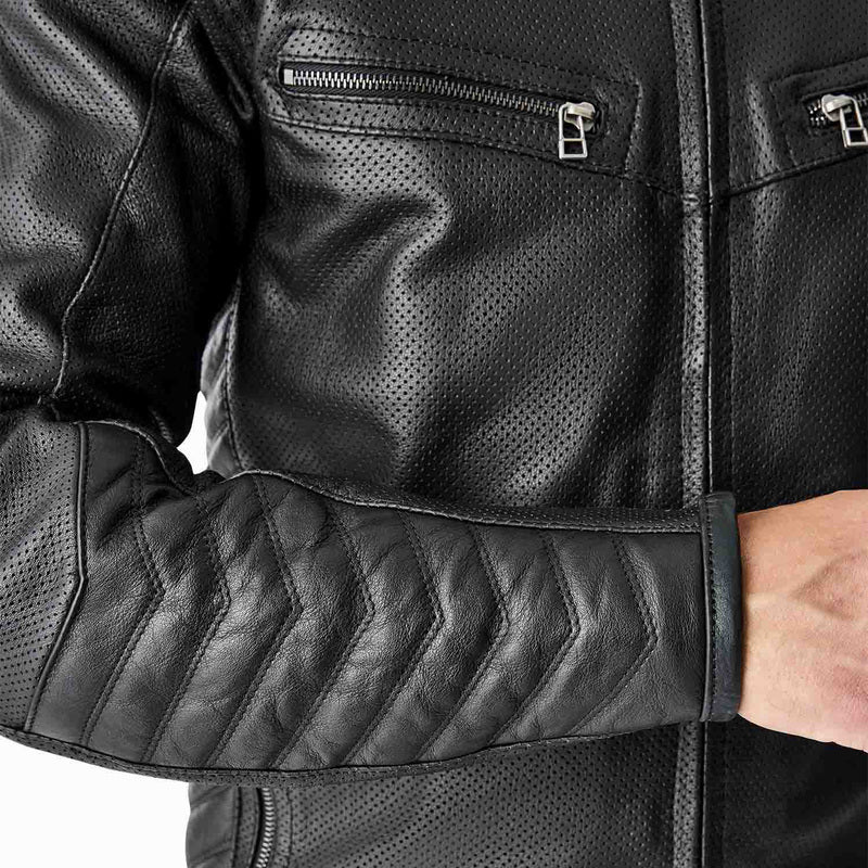 RST Roadster Air D3O Leather Jacket - Black - Extra