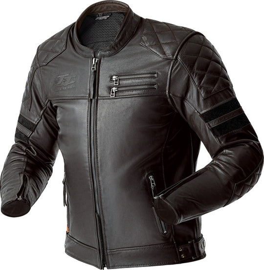 RST Hillberry D3O Leather Jacket - Brown - Main