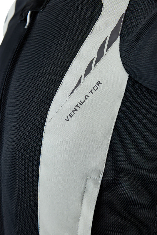 RST Pro Series Ventilator D3O Textile Jacket - Black/Silver - Extra