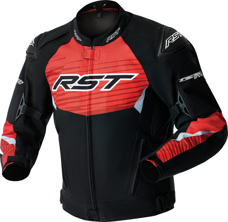 RST Tractech D3O Textile Jacket - Black/Red - Main