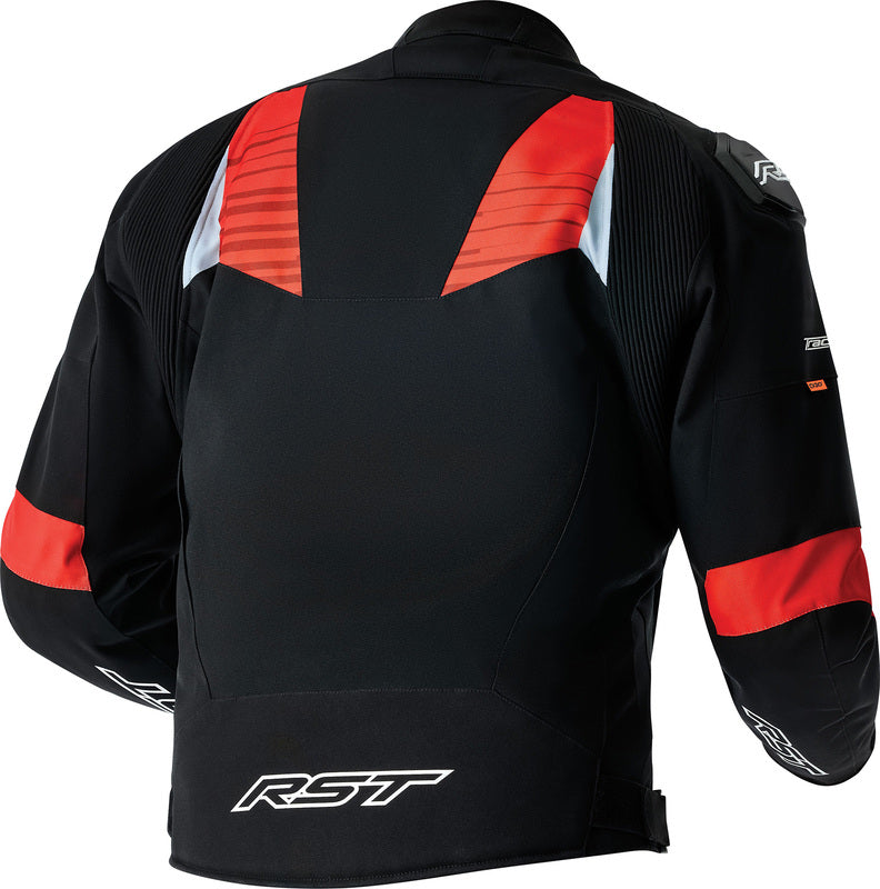 RST Tractech D3O Textile Jacket - Black/Red - Extra