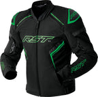 RST S1 D3O Textile Jacket - Black/Flo Green - Main