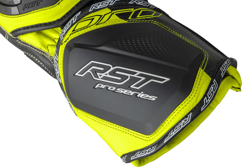 RST Pro Series GP D3O Gloves - Black/Flo Yellow - Extra