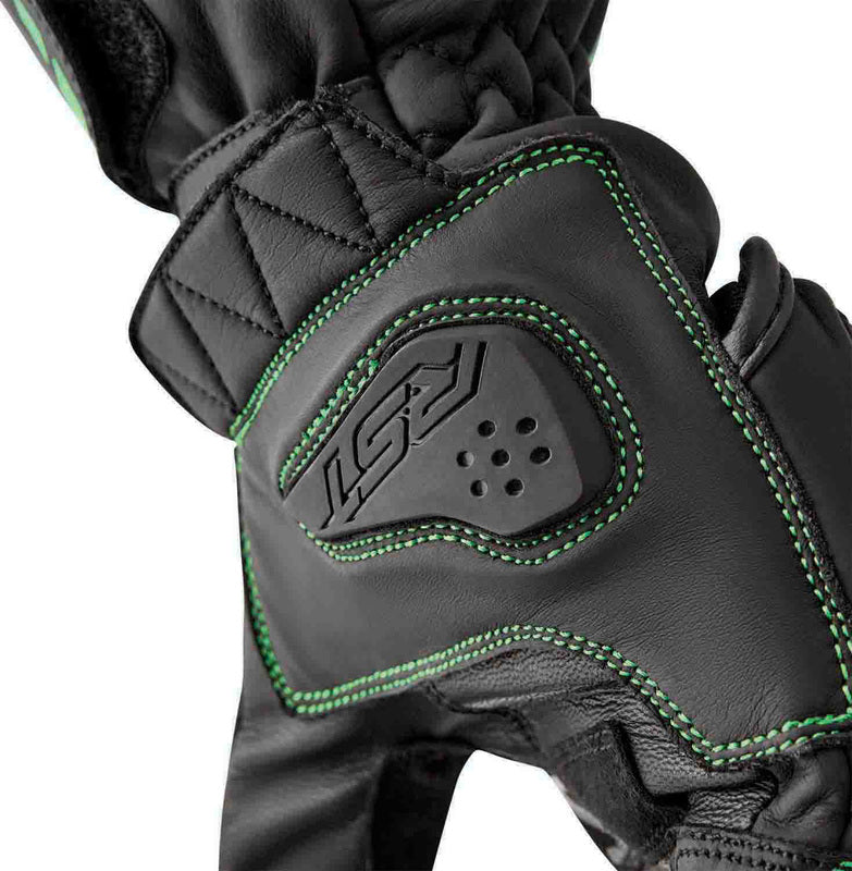 RST S1 Gloves - Black/Flo Green - Extra