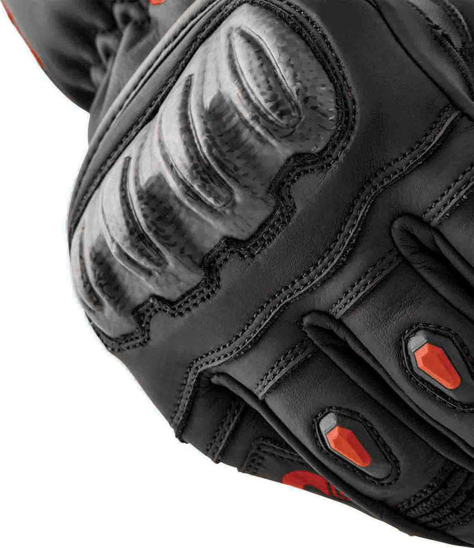 RST S1 Gloves - Black/Flo Red - Extra