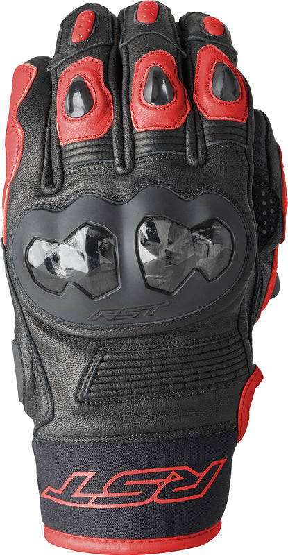 RST Freestyle 3 D3O Gloves - Black/Red - Main