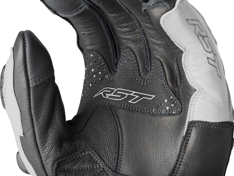 RST Freestyle 3 D3O Gloves - Black/White - Extra
