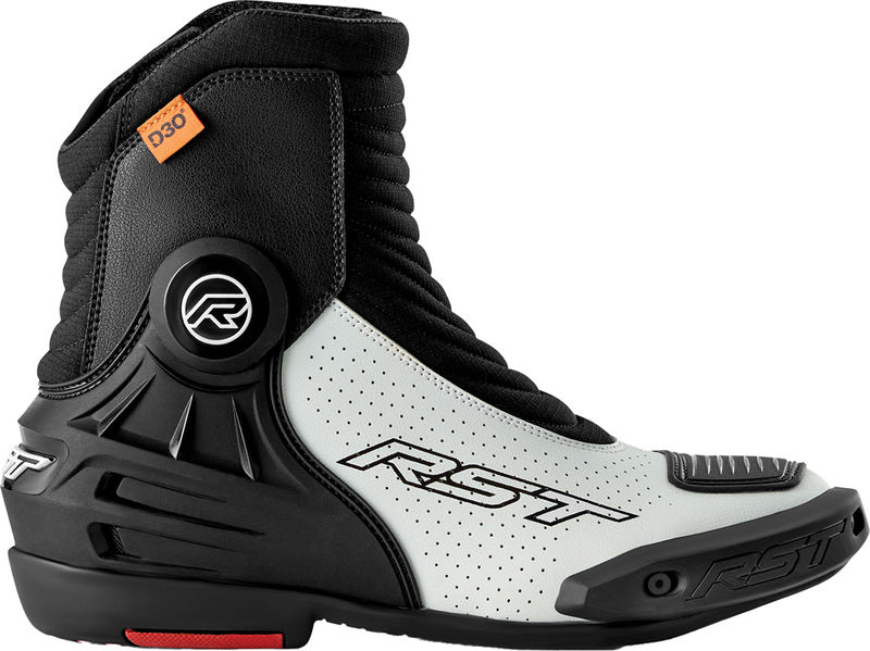 RST TracTech Evo D3O Short Boots - Black/White - Extra