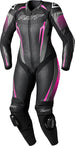 RST Tractech Evo D3O Leather Suit - Black/Pink - Main