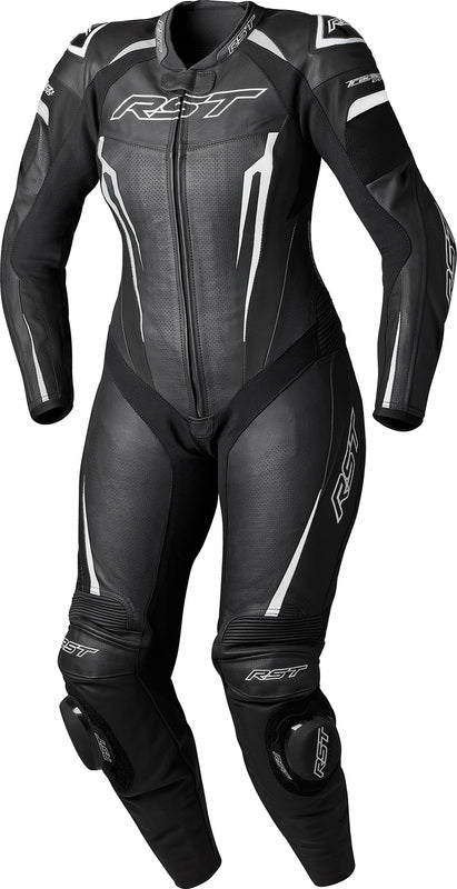 RST Tractech Evo D3O Leather Suit - Black/White - Extra