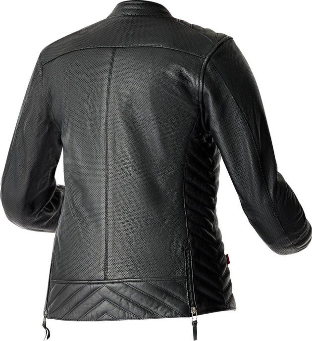 RST Roadster Air D3O Leather Ladies Jacket - Black - Extra