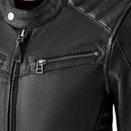 RST Roadster Air D3O Leather Ladies Jacket - Black - Extra