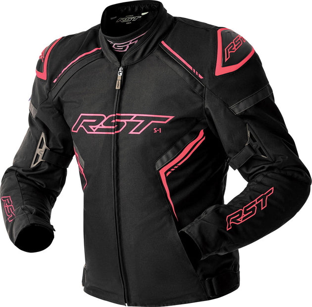RST S1 D3O Textile Ladies Jacket - Black - Extra