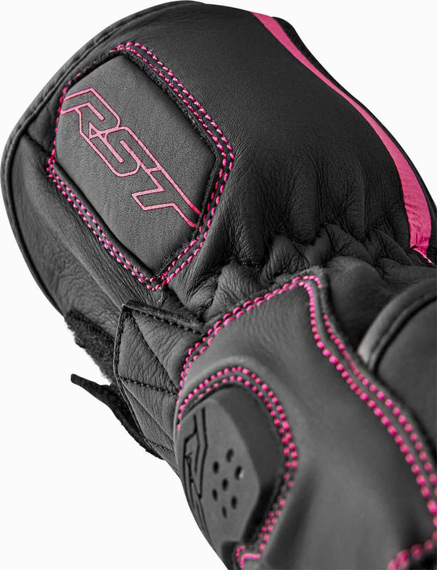RST S1 Ladies Gloves - Black/Pink - Extra