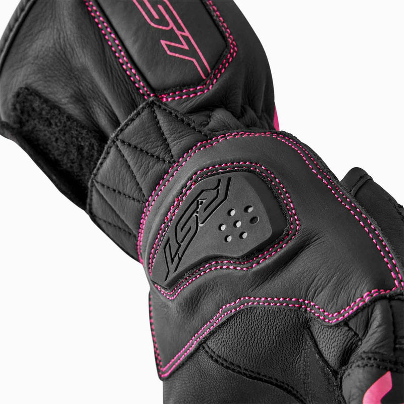 RST S1 Ladies Gloves - Black/Pink - Extra