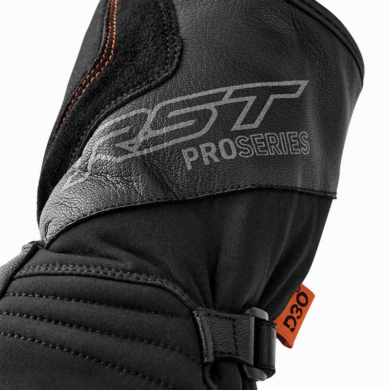 RST Pro Series Artic D3O Waterproof Ladies Gloves - Black - Extra