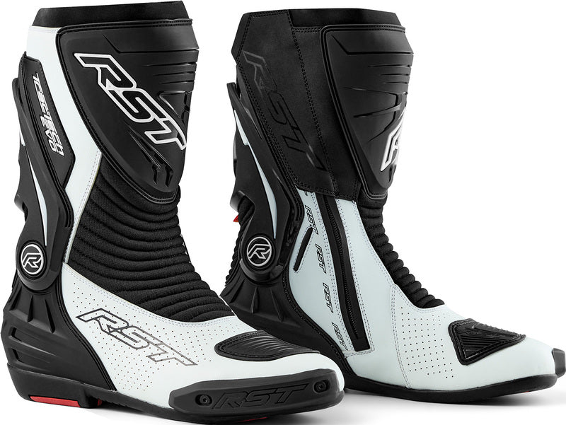 RST TracTech Evo D3O Ladies Boots - Black/White - Extra