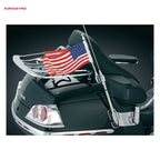 Kuryakyn, Antenna flag mount with us flag, chrome