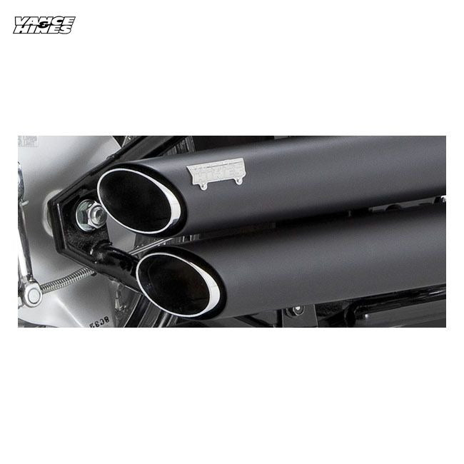 Vance & Hines, Twin slash staggered 2-2 exhaust, black