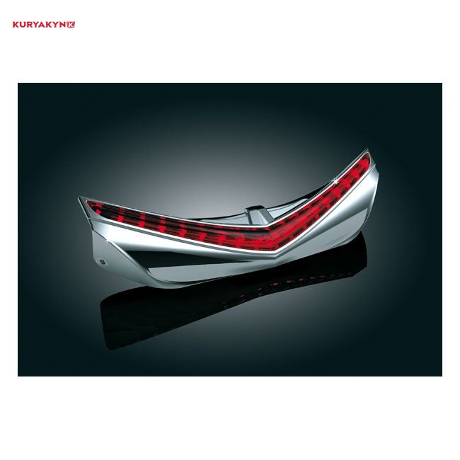 Kuryakyn, LED rear fender tip chrome, red lens