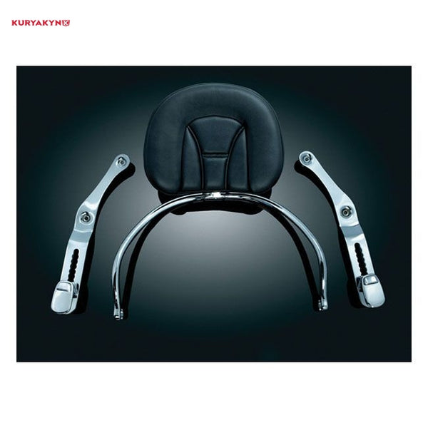 Kuryakyn, ''revolution'' driver backrest, black and chrome