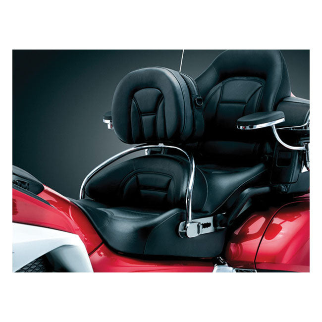 Kuryakyn, ''revolution'' driver backrest, black and chrome