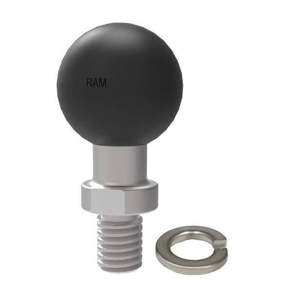 Adaptor cu bilă RAM® cu suport filetat 3/8"-16 și șaibă de blocare - dimensiune B