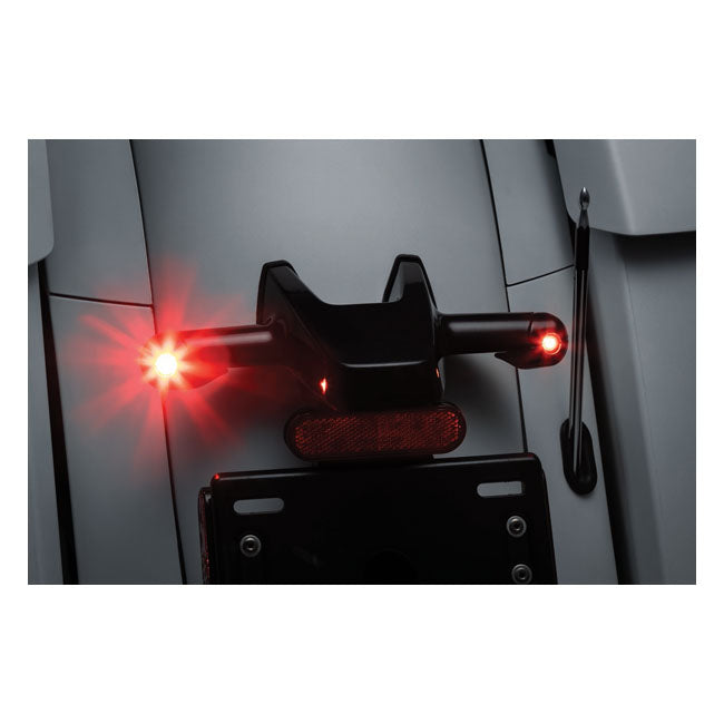 Kuryakyn, Rear atto turn signal adapters, gloss black