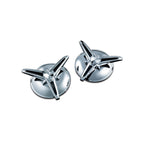 Kuryakyn, Knock-Off center caps for Trikes. Chrome