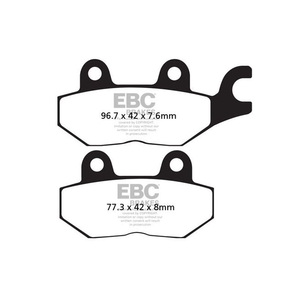 Placute de frana EBC | Front: Triumph: 93 Sprint All carb models (Up to VIN 9082); ...
