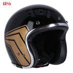13 1/2 Skull bucket helmet gloss black