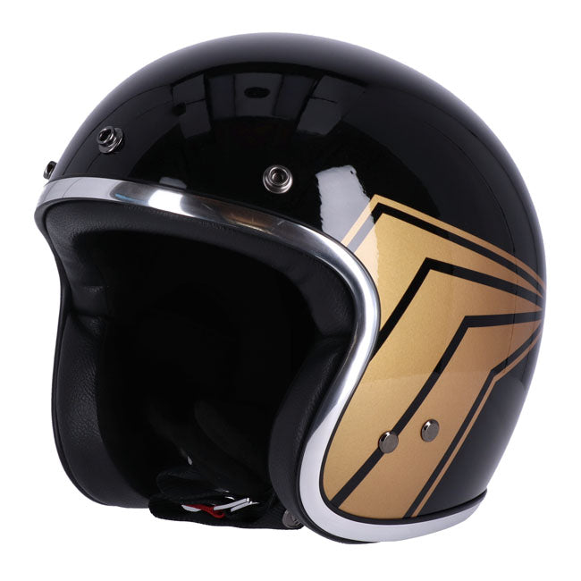 13 1/2 Skull bucket helmet gloss black